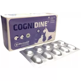   Cognidine® idegrendszert támogató tabletta kutyák és macskák részére 60x