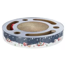   Trixie Xmas 92545 Scratching Drum with Toys - kaparófa játékkal (Ø33/5.5cm)