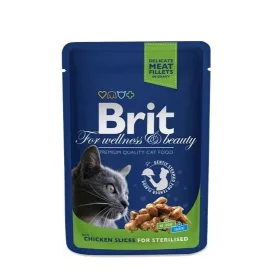   Brit Premium Cat Chicken Slices for Sterilised 100g alutasakos