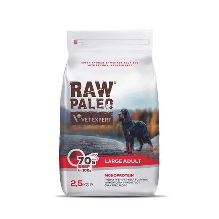 Raw Paleo Adult Large Monoprotein Fresh Beef száraz eledel 2,5kg