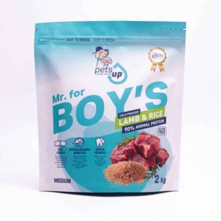 PetsUp MR for boys Lamb - bárányos kutyatáp fiú kutyáknak 2kg
