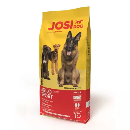 Josera JosiDog Agilo Sport kutyatáp nagyon aktív felnőtt kutyának 15kg