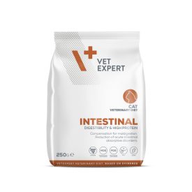   Vet Expert Veterinary Diet Intestinal baromfi gyógytáp emésztőrendszeri problémákra macskának 250g