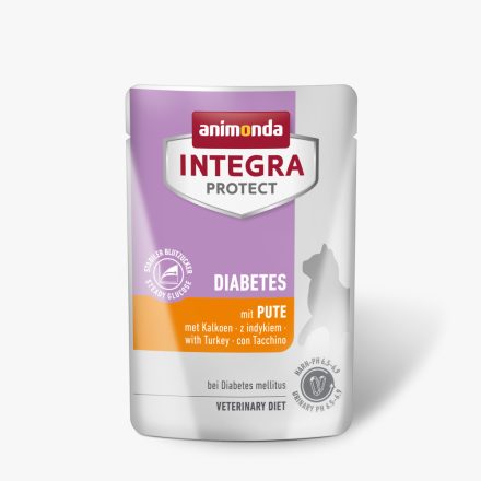 Animonda Integra Protect Diabetes Pulyka- nedves eledel macskáknak 85g (86718)