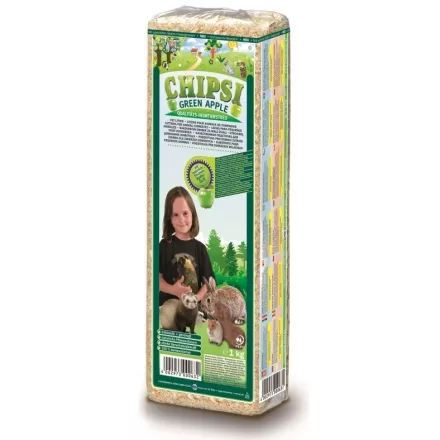 Chipsi Forgács Zöld Alma 15liter (chipsi6)