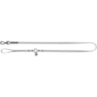 Trixie 1971016 CityStyle Lead - póráz (PVC bevonattal) kutyák részére S-M (1,2m/13mm), világosszürke