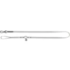 Trixie 1971016 CityStyle Lead - póráz (PVC bevonattal) kutyák részére S-M (1,2m/13mm), világosszürke