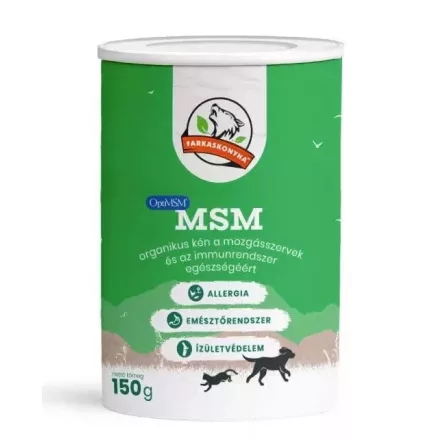 Farkaskonyha MSM gyulladáscsökkentő por kutyának 150g