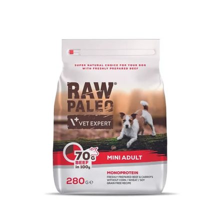 Raw Paleo Adult Mini Monoprotein Fresh Beef száraz eledel 280g