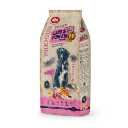 Alice Adult Balance Lamb & Pumpkin csirkementes kutyatáp 17kg
