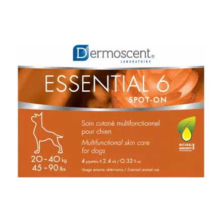 Dermoscent Essential 6 spot on 20-40 kg között 4 amp./doboz
