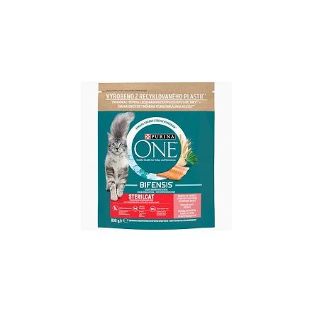 Purina ONE Sterilcat Bifensis száraztáp ivartalaníított felnőtt macskák részére lazaccal és búzával 800g