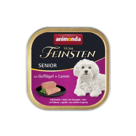 Animonda Vom Feinsten Senior 11x150g szárnyas-bárány alutálkás (82975)