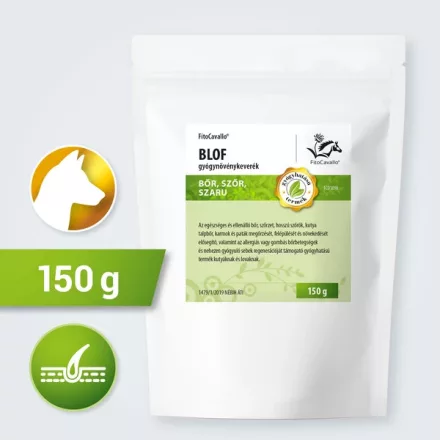 FitoCavallo BLOF gyógynövénykeverék bőr, szőrzet, és karom egészségét támogató kutyának 150g