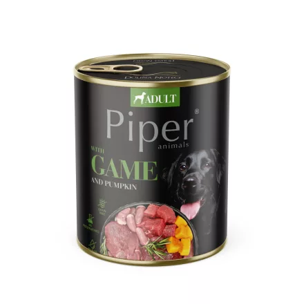 Piper Adult Game & Pumpkin (vad-tök) konzerv 800g