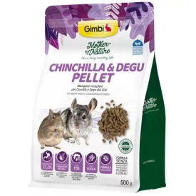   Gimbi Mother Nature Gabonamentes Degu és Chinchilla pellet 500g