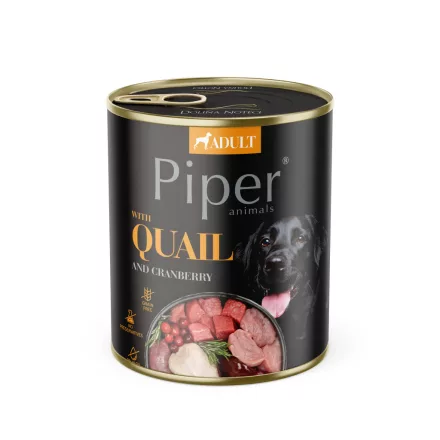 Piper Adult Quail (fürj-áfonya) konzerv 800g