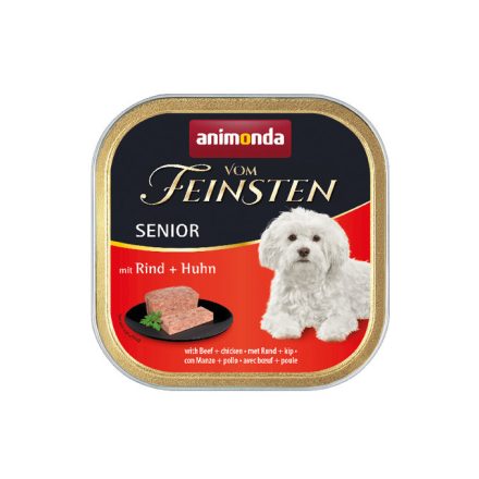 Animonda Vom Feinsten Senior 22x150g marha-szárnyas alutálkás (82321)