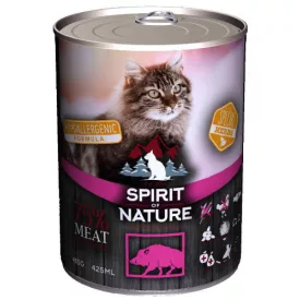 Spirit of Nature Cat vaddisznóhúsos konzerv 415g