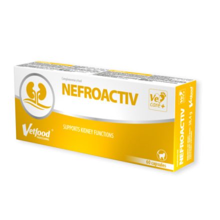 VetFood Nefroactiv vesefunkciót támogató kapszula macskáknak 60db