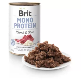 Brit Mono Protein Lamb & Rice  konzerv 400g 