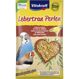   Vitakraft Vitality Plus (csukamájolaj) - kiegészítő eleség hullámos papagájok részére 20g lejárat közeli