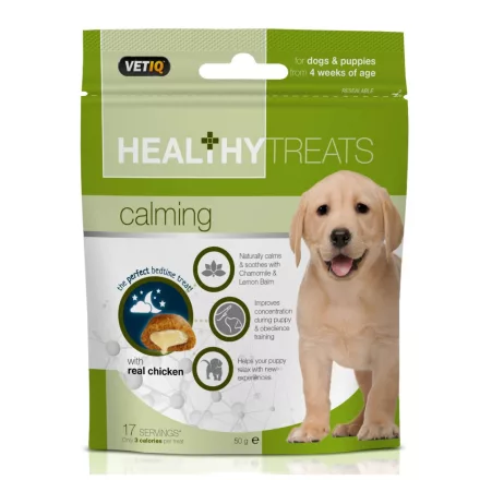 VetIQ Healthy Treats Calming jutalomfalat kutyáknak 50g