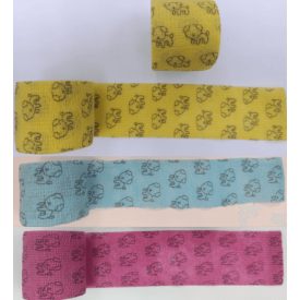 Rugalmas öntapadós pólya kutyus mintás 5cm