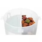 Trixie 25019 Feed and Water Containers - Úti etető és itató egyben ( 2× 0.35 l/ø 11 × 23 cm)
