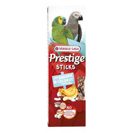 Versele-Laga Parrot Banana & Coconut topping duplarúd nagypapagájok részére 2x70g (422358)