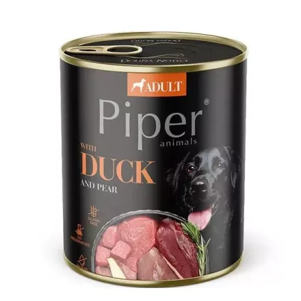 Piper Adult Duck & pear (kacsa és körte) konzerv kutyáknak 400g