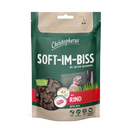 Christopherus Soft-Im-Biss marhás jutalomfalat kutyáknak 125g