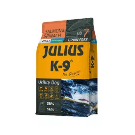   Julius K-9 Grain Free Adult Utility Dog - Salmon & Spinach 10kg