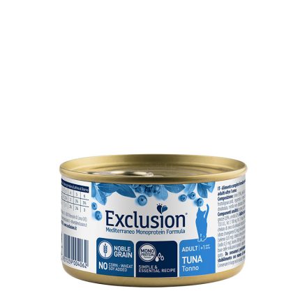 Exclusion Mediterraneo Cat Monoprotein Adult Tuna nedves eledel macskának 85g