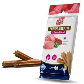   N&D Quinoa Dog Fresh Breath Dental Lamb friss lehelet fogtisztító jutalomfalat kutyának Mini 60g