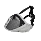 Trixie 17626 szájkosár Rövid Orrú kutyáknak Nylon S-M, szürke 31cm