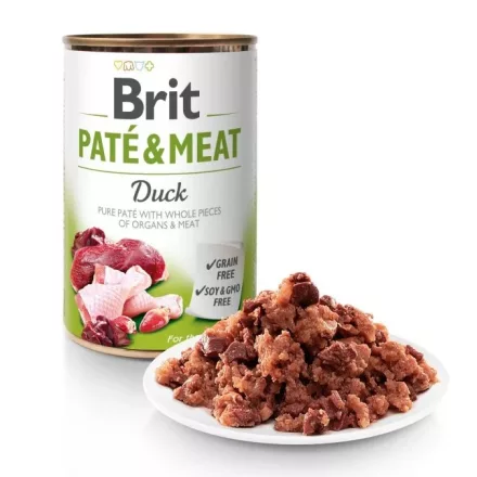 Brit Paté & Meat Kacsa 400g konzerv