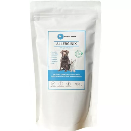 Nordcanin Allerginix – étrendi kiegészítő környezeti allergiára hajlamos kutyáknak 300g