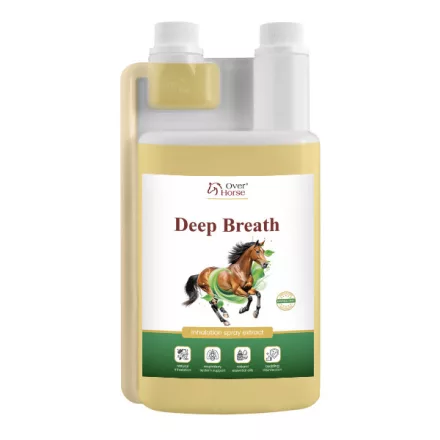 OverHorse - Deep Breath illóolaj-koncentrátum permethez istállóba 1 liter