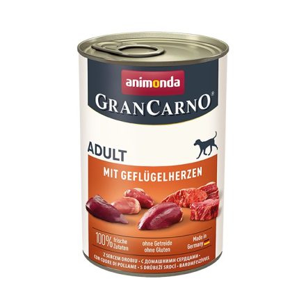 Animonda Grancarno Adult Baromfiszív 400g (82802) lejárat közeli