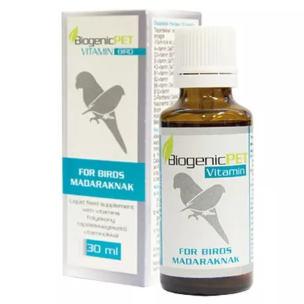 BiogenicPET Bird folyékony vitamin madaraknak 30 ml