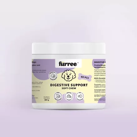 Fürree Digestive Support Soft Chew funkcionális jutalomfalat az egészséges emésztőrendszerért 60db