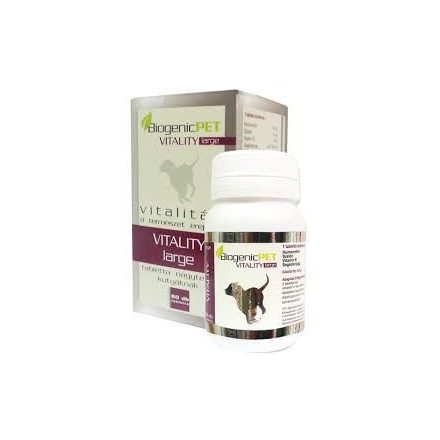 BiogenicPET Vitality Dog Large - vitalizáló regeneráló tabletta kutyáknak 60db