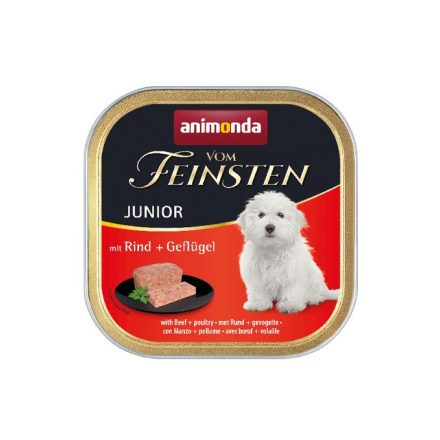 Animonda Vom Feinsten Junior 150g marha-szárnyas alutálkás (82972)