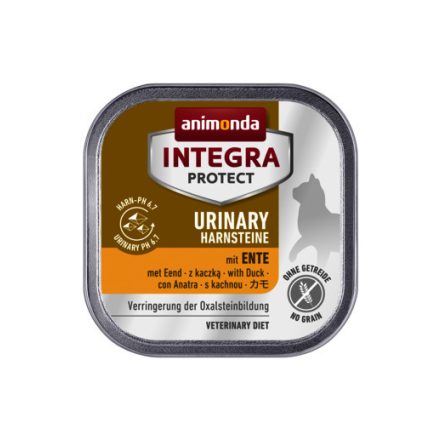 Animonda Integra Protect Urinary Harnsteine kacsa 100g- nedvestáp húgykövesség kezelésére (86612)