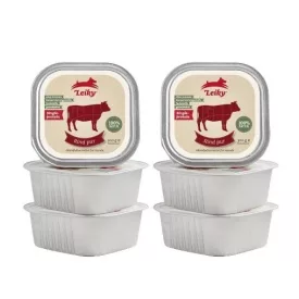   Leiky 100% marhahús és belsőségek alutálkás eledel kutyának 6 x 300g