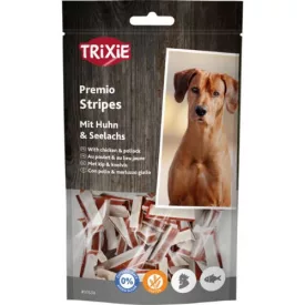   Trixie 31534 Premio Fish Chicken Stripes Light - jutalomfalat kutyák részére 75g  