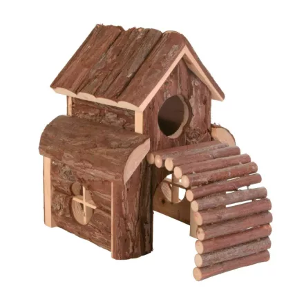 Trixie 6203 Finn Ház - Fából készült odú egerek és hörcsögök részére 13x20x20cm