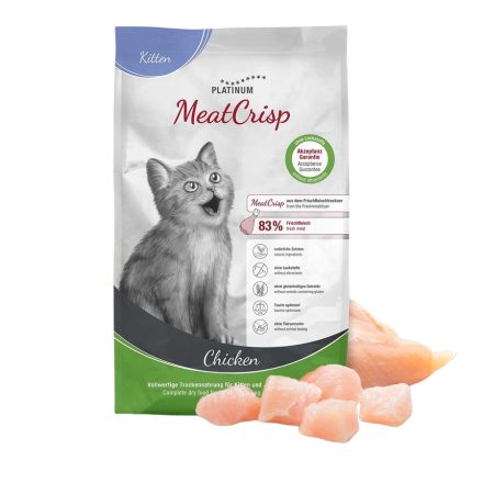 PLATINUM MeatCrisp Kitten Chicken-macskatáp kölyök cicának friss csirkehúsból 3kg