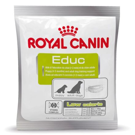 Royal Canin Canine Educ Low Calorie 50g jutalomfalat lejárat közeli